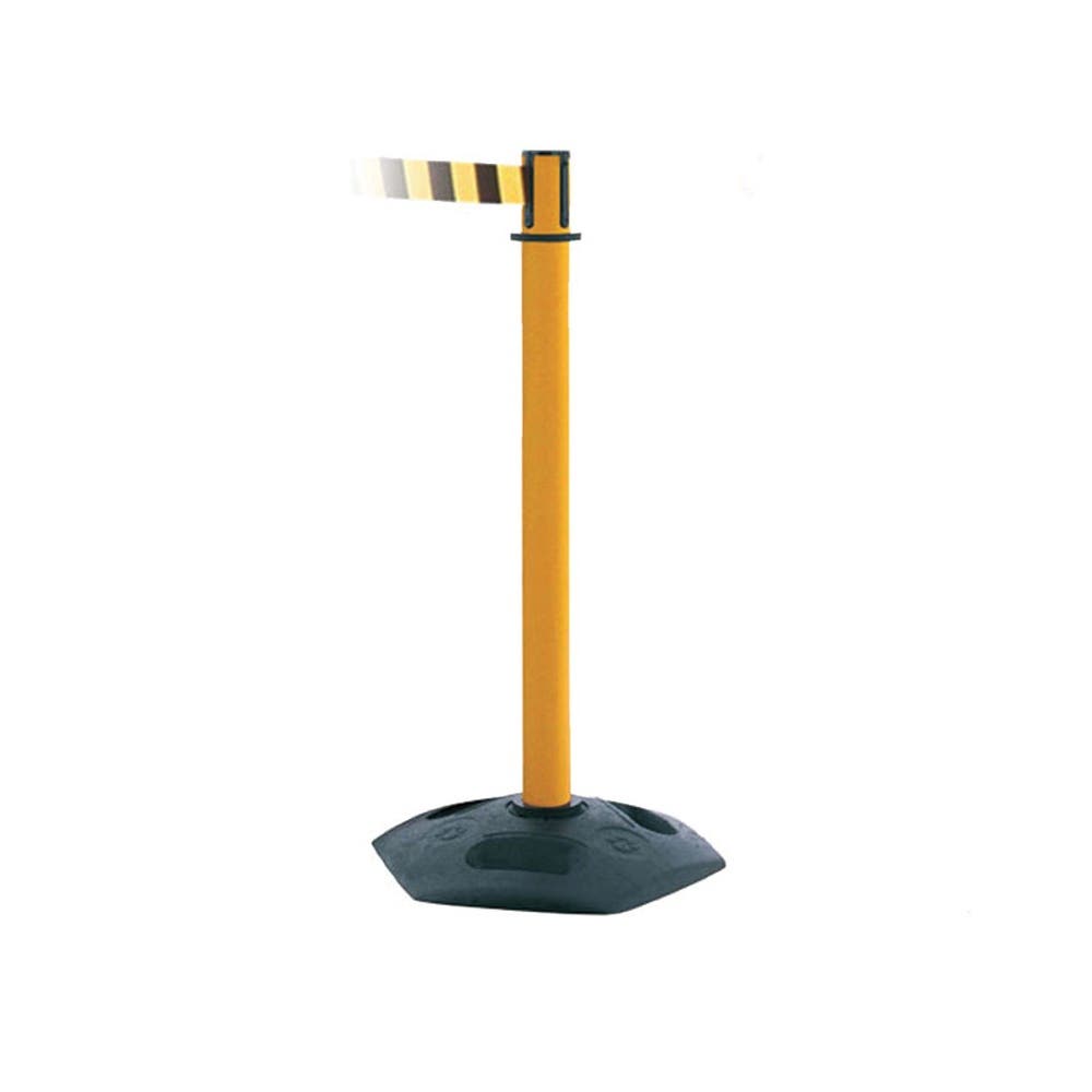 Barrier Post Yellow Post Yellow/Black Webbing 4m 90160855 850391