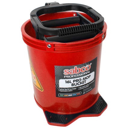 Sabco Pro Mop Bucket 16L Red 9017739 SABC-1998