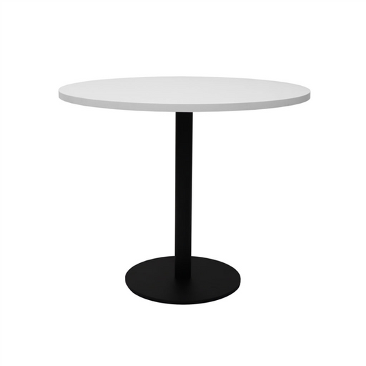 Rapid Table Round 900Mm With Black Base White_9019479_CBT9 NW/BL