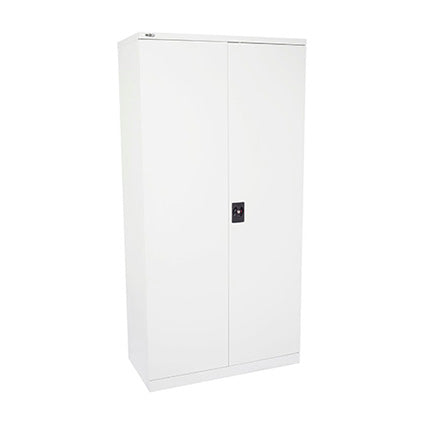 Go Metal Stationery Cupboard 1830H X 910W X 450D Assembled 3 Shelves White_9020289_GC18 WC
