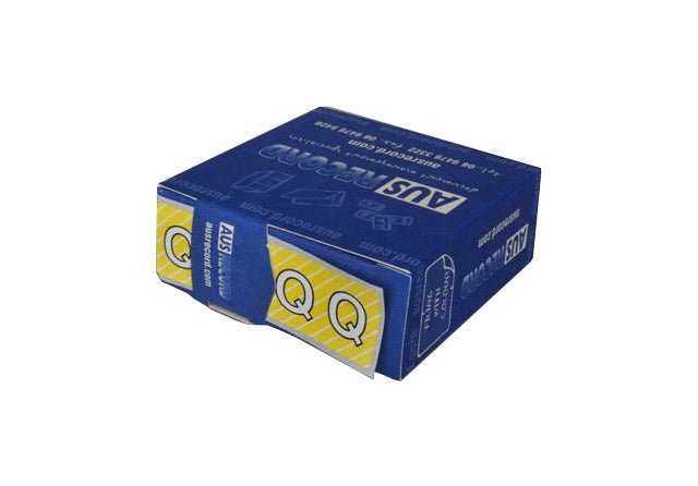 Labels Roll Alphabet Ausrecord Q (180)_9020489_22317