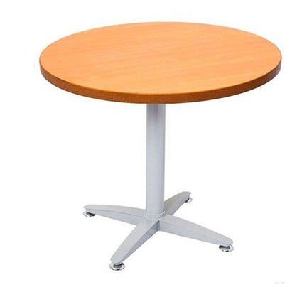 Rapid Meeting Table Round 900Mm 4 Star Cherry_9021306_RSRT9 C