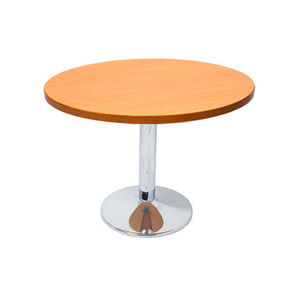 Rapid Table Round 1200mm Cheery Top Chrome Base_9021428_CBT12 C/SS