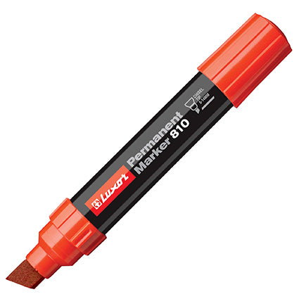 Luxor Marker 810 Jumbo (6) Red_9021596_810-R