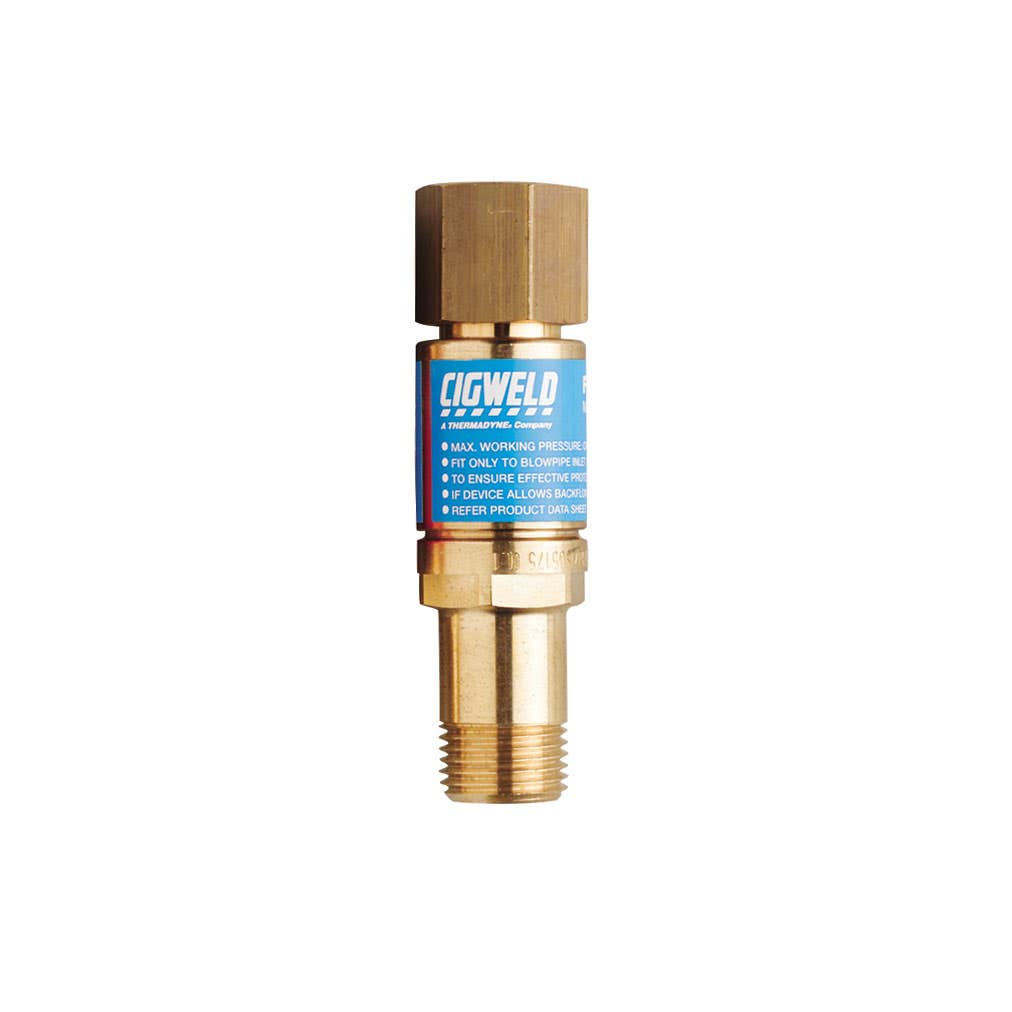 Arrestor Flashback Oxygen Blowpipe F6 Right Hand 5/8''-18 Cigweld 90230008 308777
