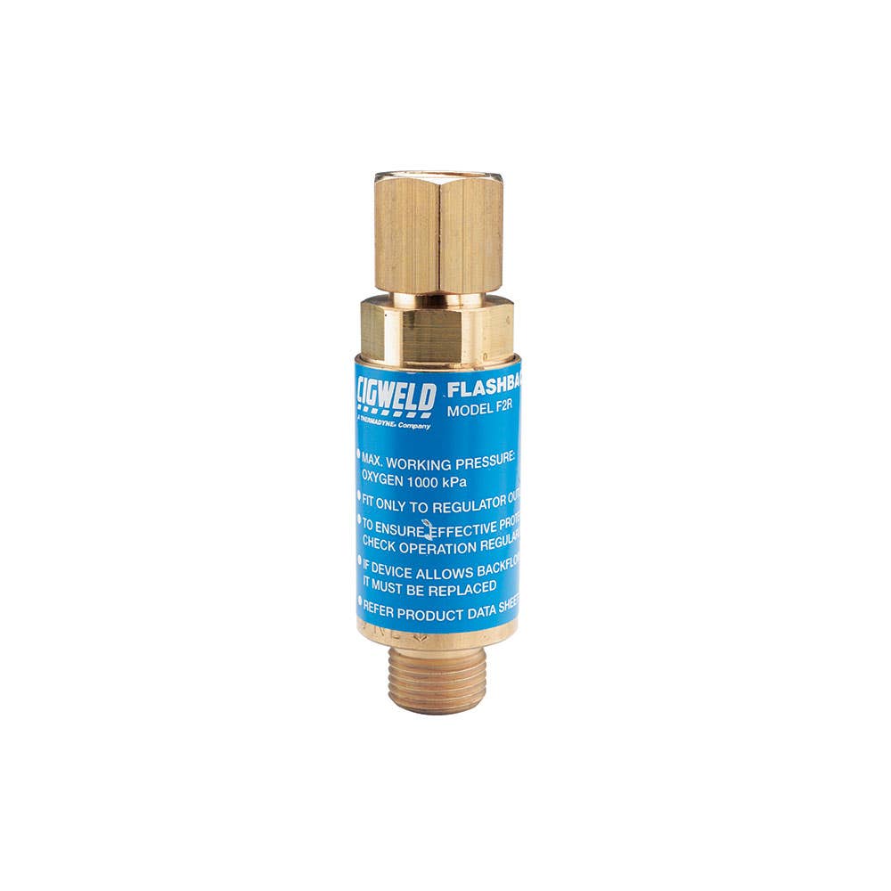Arrestor Flashback Oxygen Regulator F2R Right Hand Cigweld 90230010 308734