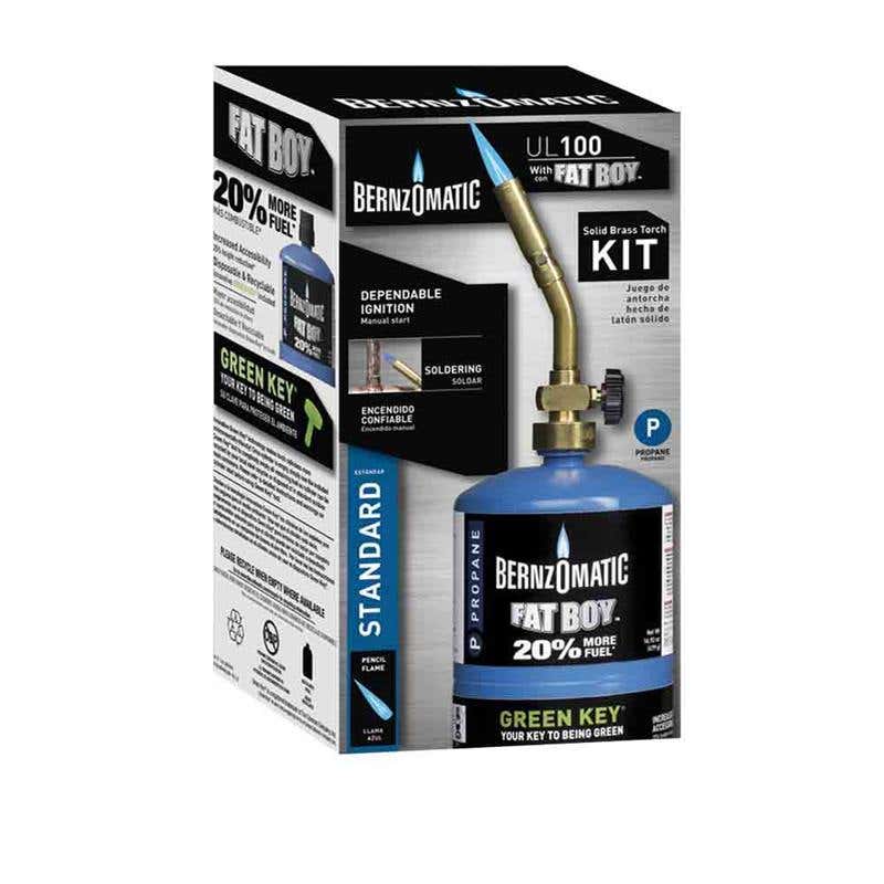 Torch Kit Propane 2 Piece Basic Pencil Flame Bernzomatic 90230075 UL100TK