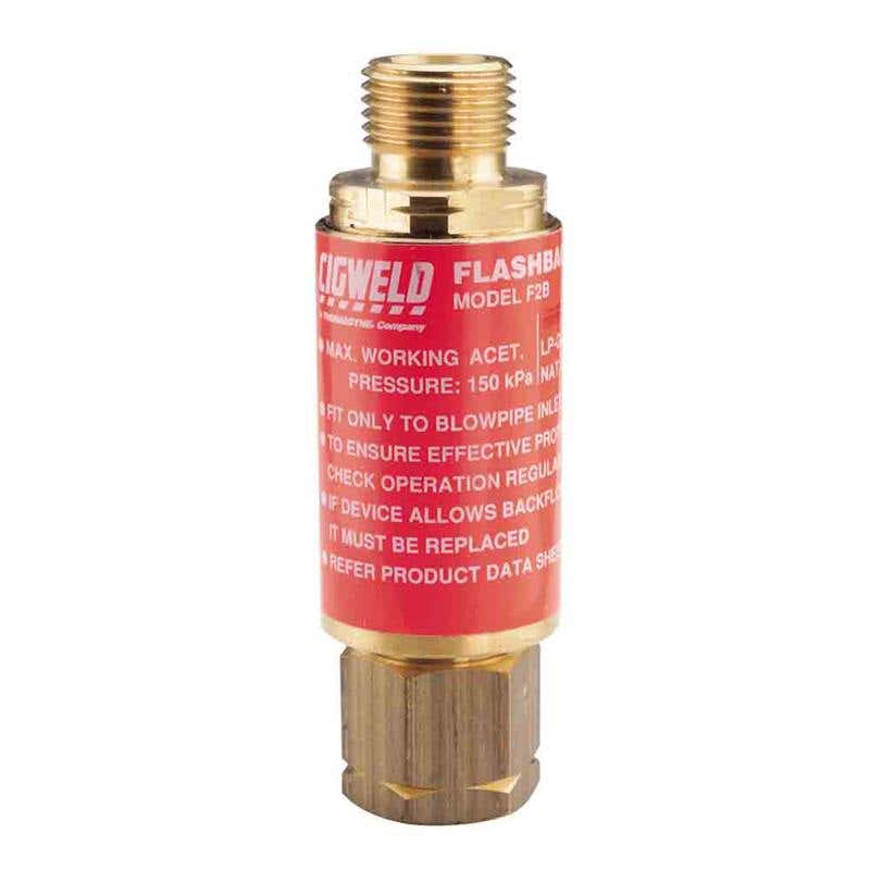 Arrestor Flashback Fuel Blowpipe Right Hand F2B Cigweld 90230219 308853