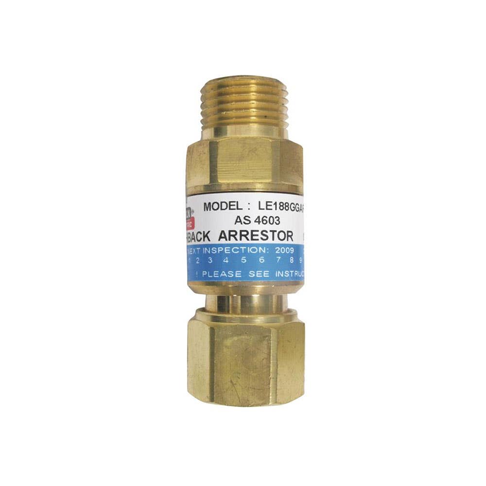 Arrestor Flashback Oxygen Torch End Oxygen Lincoln 90230651 LE188GGAR