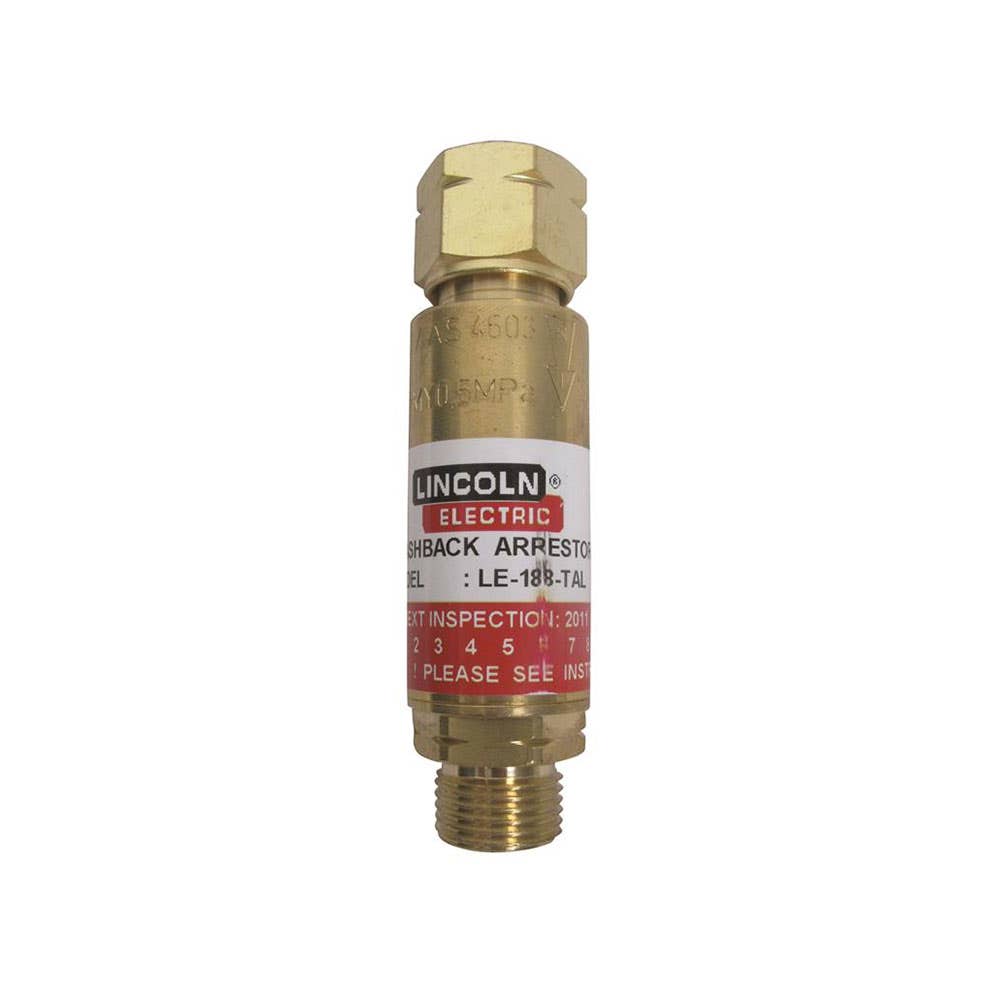 Arrestor Flashback Fuel Regulator End Lincoln 90230653 LE188TAL