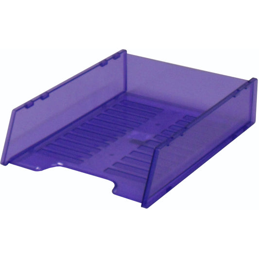 Italplast Multi Fit Document I60 Tray A4 Tint Purple_9023418_24732