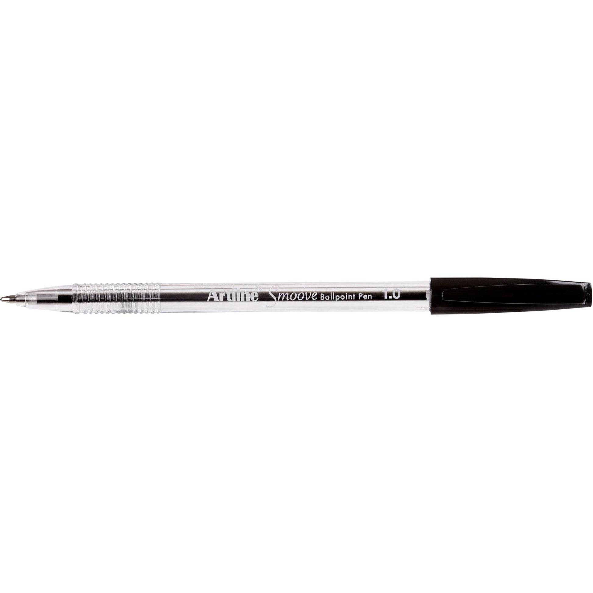 Artline Smoove Ballpoint Pen Medium 1.0mm Box 20 Black 9023592 SM1821201