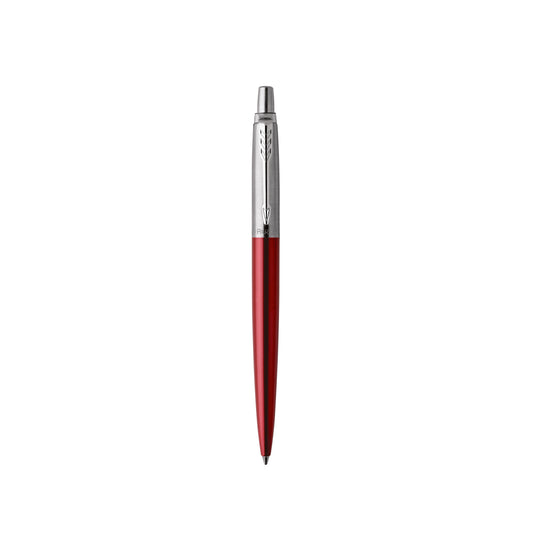Parker Jotter Ballpoint Blue Ink  Pen Chrome Trim Kensington Red_9023606_45671