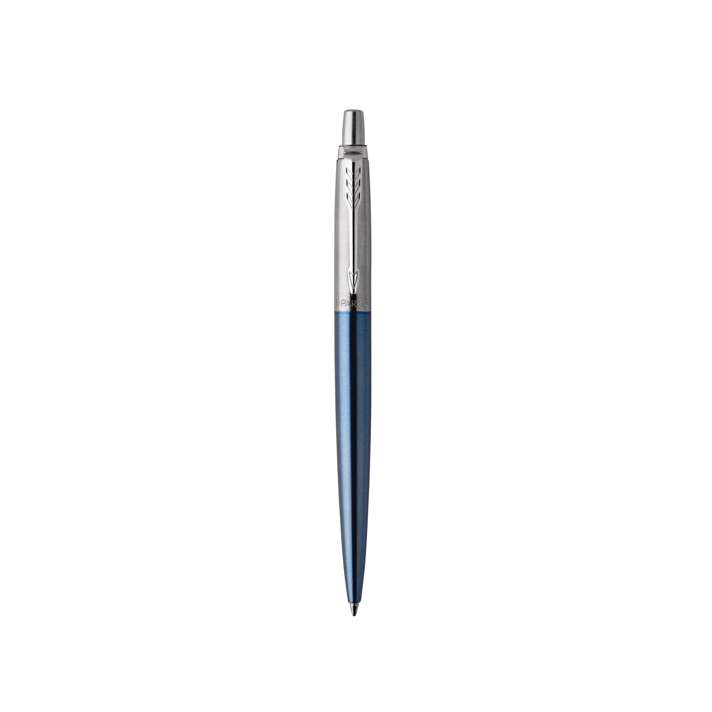 Parker Jotter Ballpoint Blue Ink  Pen Chrome Trim Waterloo Blue_9023609_14982