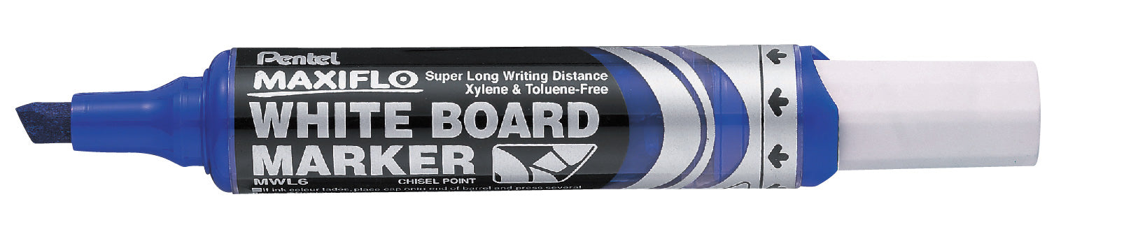 Pentel Marker Whiteboard Maxiflo Chisel Point Medium Blue_9023627_11075