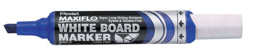 Pentel Marker Whiteboard Maxiflo Chisel Point Medium Blue_9023627_11075