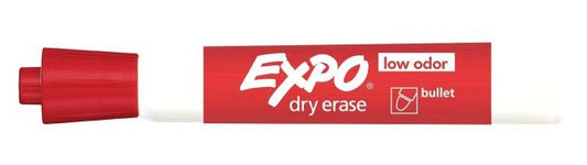 Expo Whiteboard Marker 2.0mm Bullet Tip Red_9023630_82002