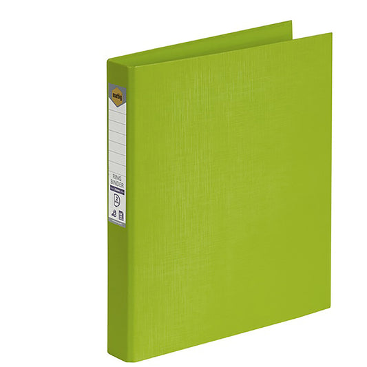 Marbig Binder PE A4 2D Ring 25mm Lime_9023670_45214