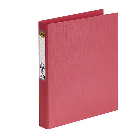 Marbig Binder PE A4 2D Ring 25mm Coral_9023673_45211