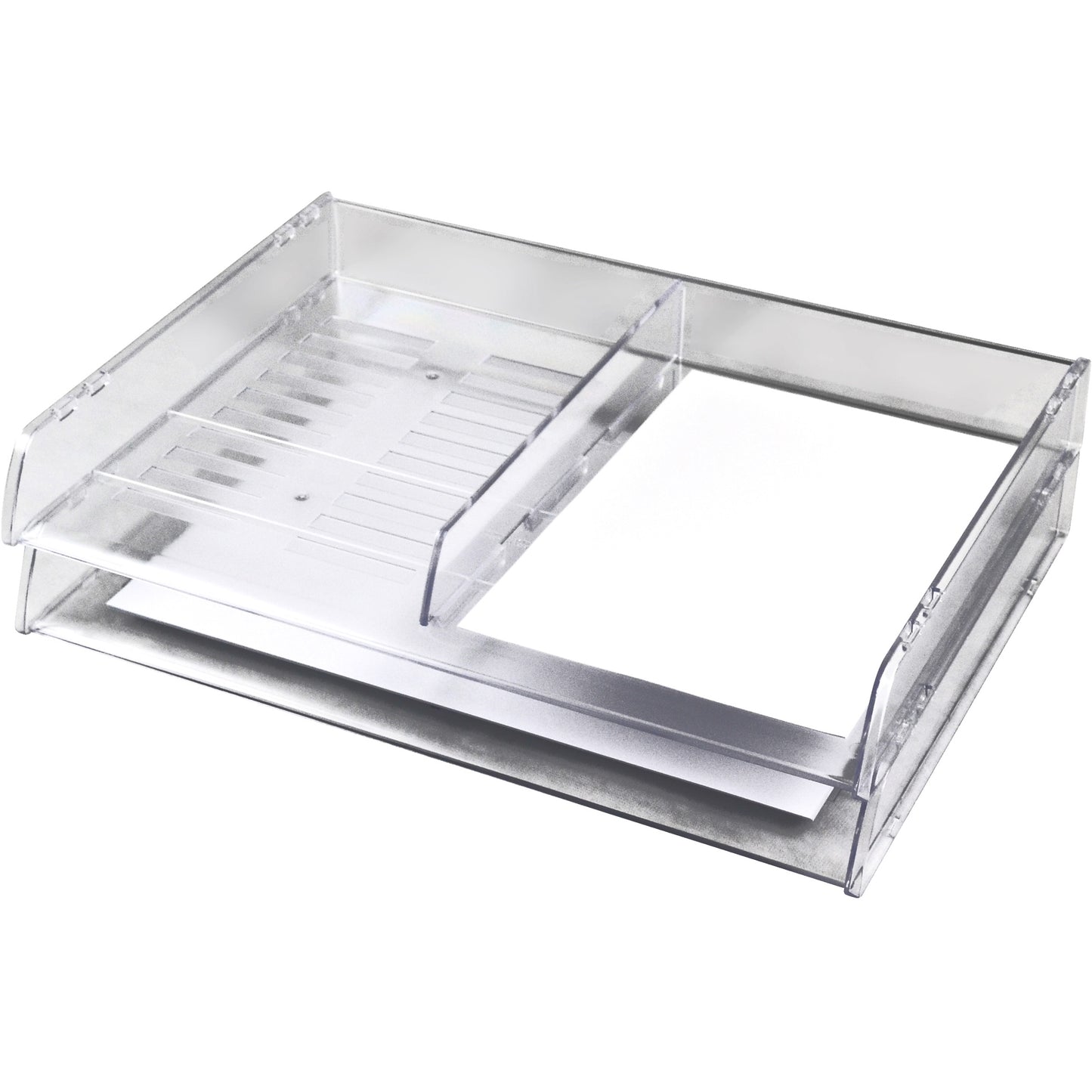 Italplast Document Tray A3 With Divider I90 Clear_9023713_24738
