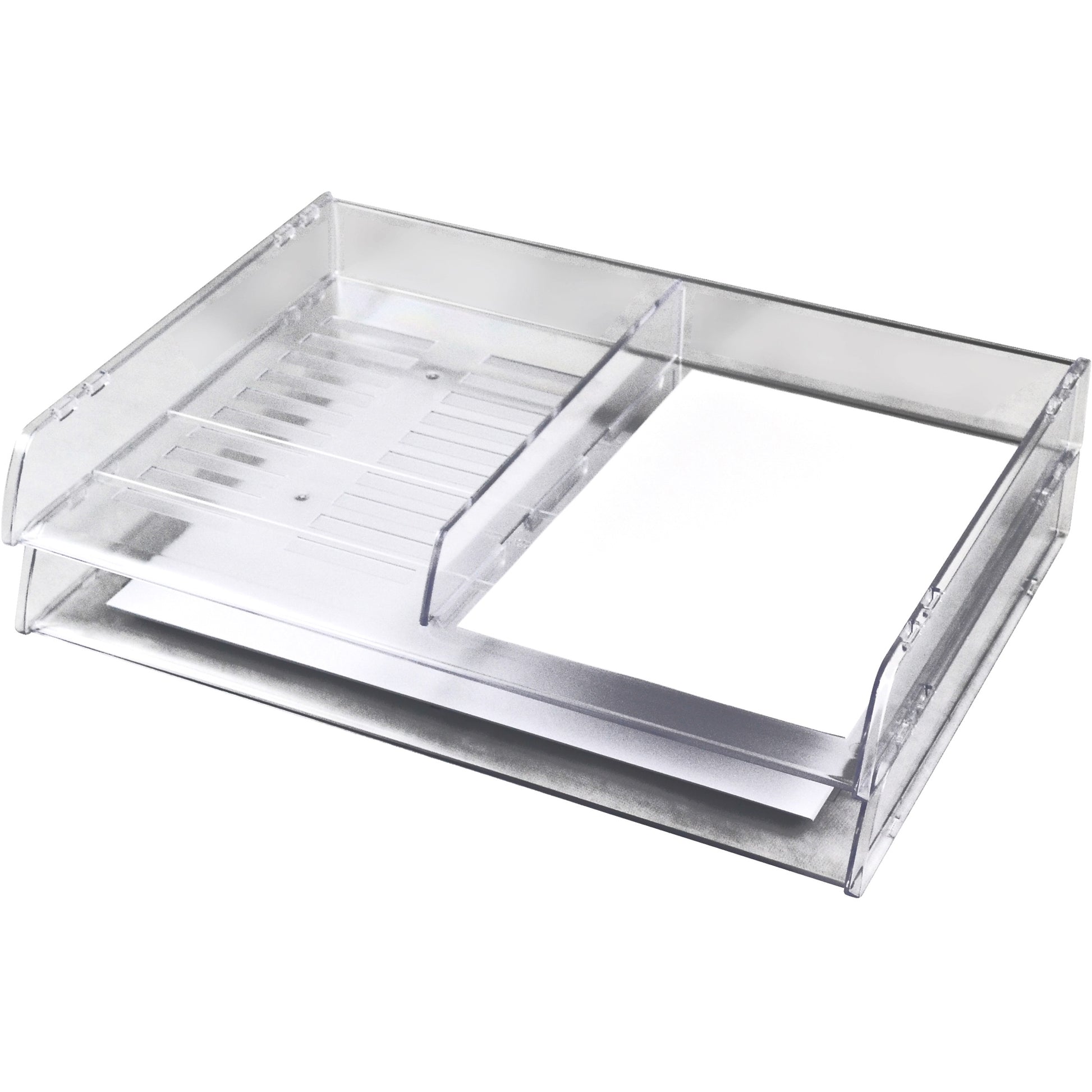 Italplast Document Tray A3 With Divider I90 Clear_9023713_24738