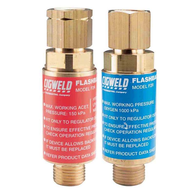 Arrestor Set F2R Oxygen + F2R Fuel 1 of Each Cigweld 90238005 308890