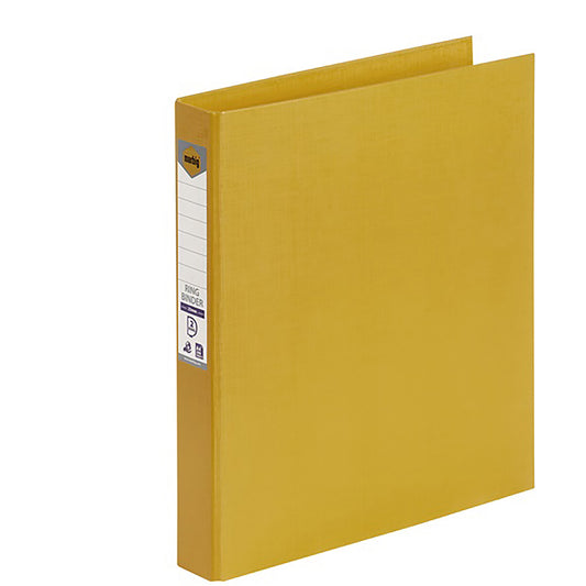 Marbig Binder Pe A4 2D Ring 25mm Lemon_9023861_5022105