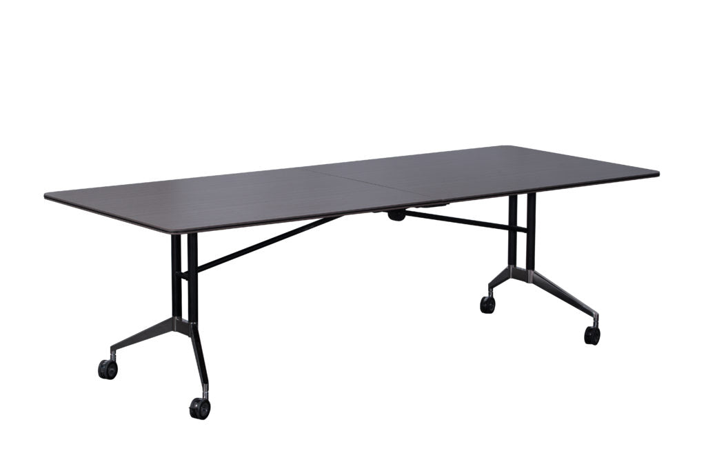 Rapid Edge Folding Table 2400X1000X743Mm With 18Mm Rubber Edged Top And Chr 9023871_9023871_FBT2410 DRIFT