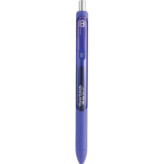 Papermate Retractable Inkjoy Gel 0.7mm Pack 12 Purple_9023903_38534