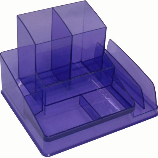 Italplast Desk Organiser I35 Plastic Tint Purple_9023920_24703