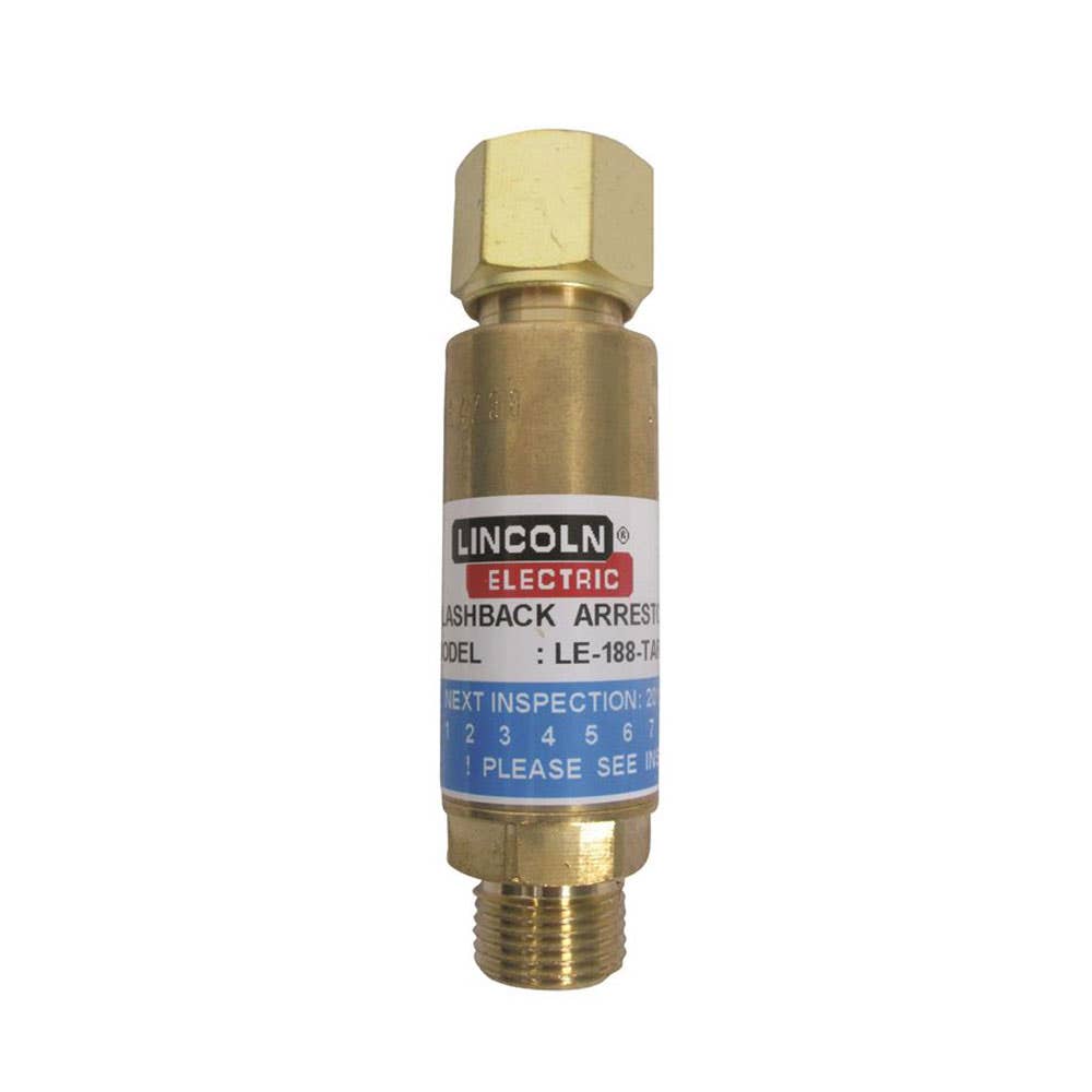 Arrestor Flashback Oxygen Regulator End Oxygen Lincoln 90230654 LE188TAR