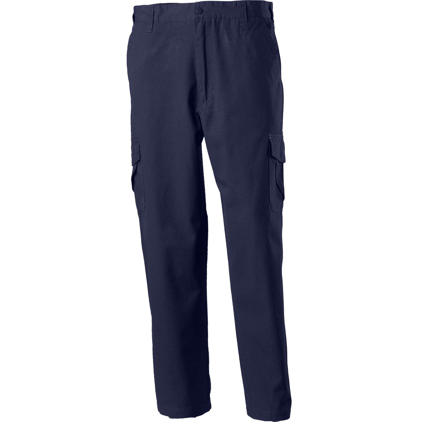 Tru Workwear Midweight Cotton Canvas Cargo Trousers Stout Navy 97S_9024046_DT1150-NAVY-97S