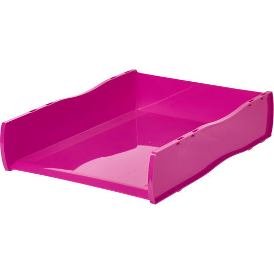 Esselte Nouveau Document Tray 355x261x75mm Pink Discontinued_9024157_46799