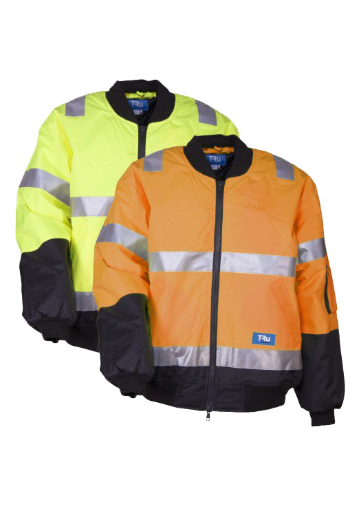 Truworkwear Pilot Jacket Orange/Navy With Refelctive Tape 5Xl Orange/Navy_9024812_TJ2946T4-O/N-5XL