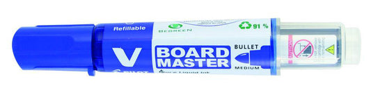 Pilot V Master Begreen Whiteboard Marker Bullet WBMA-VBM Bg Bx10 Blue_9024834_12805
