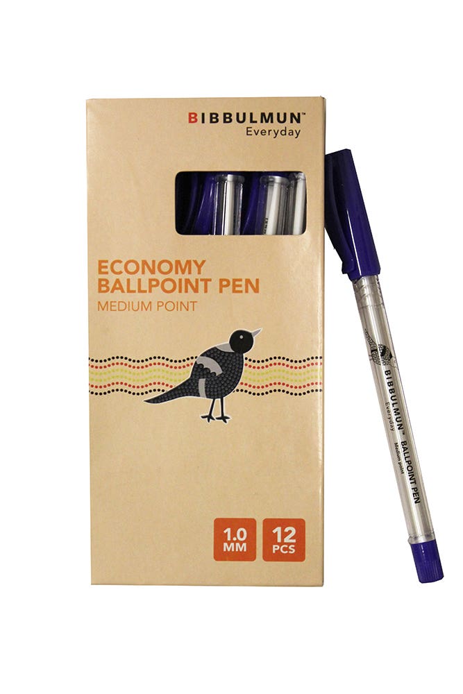 Ballpoint Pen Medium Point  Economy 1mm Blue 12 Pk 9025702 NPL-9025702
