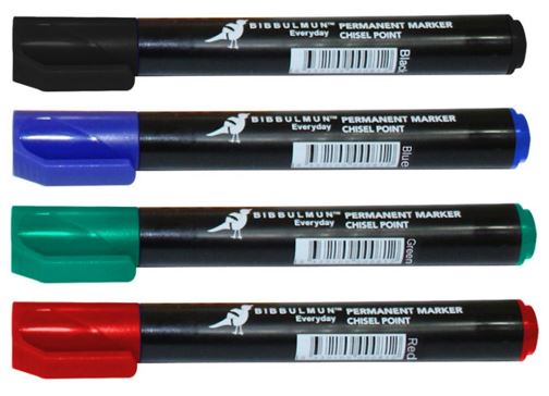 Bibbulmun Marker Permanent Chisel 271 Bx12 Green_9027491_NPL-9027491
