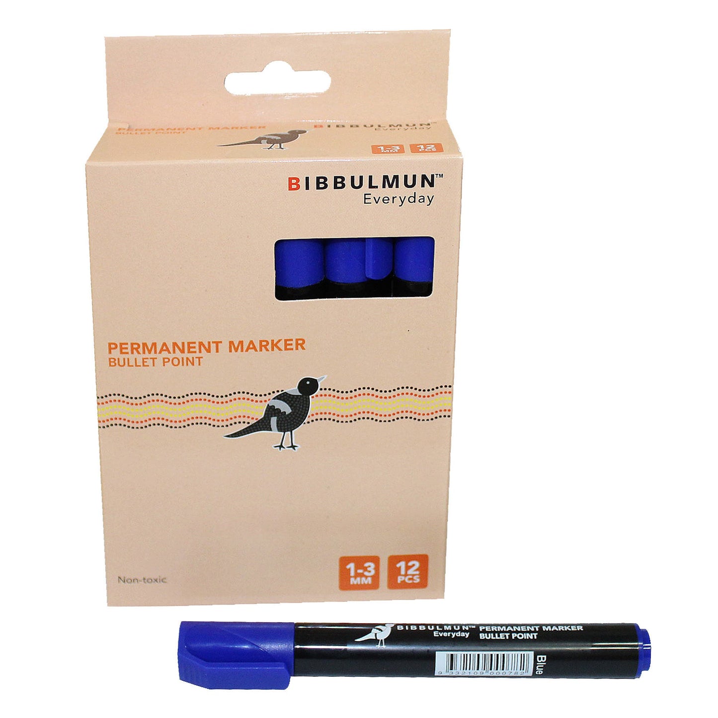 Bibbulmun Marker Permanent Bullet 270 Bx12 Blue 9027492 NPL-9027492