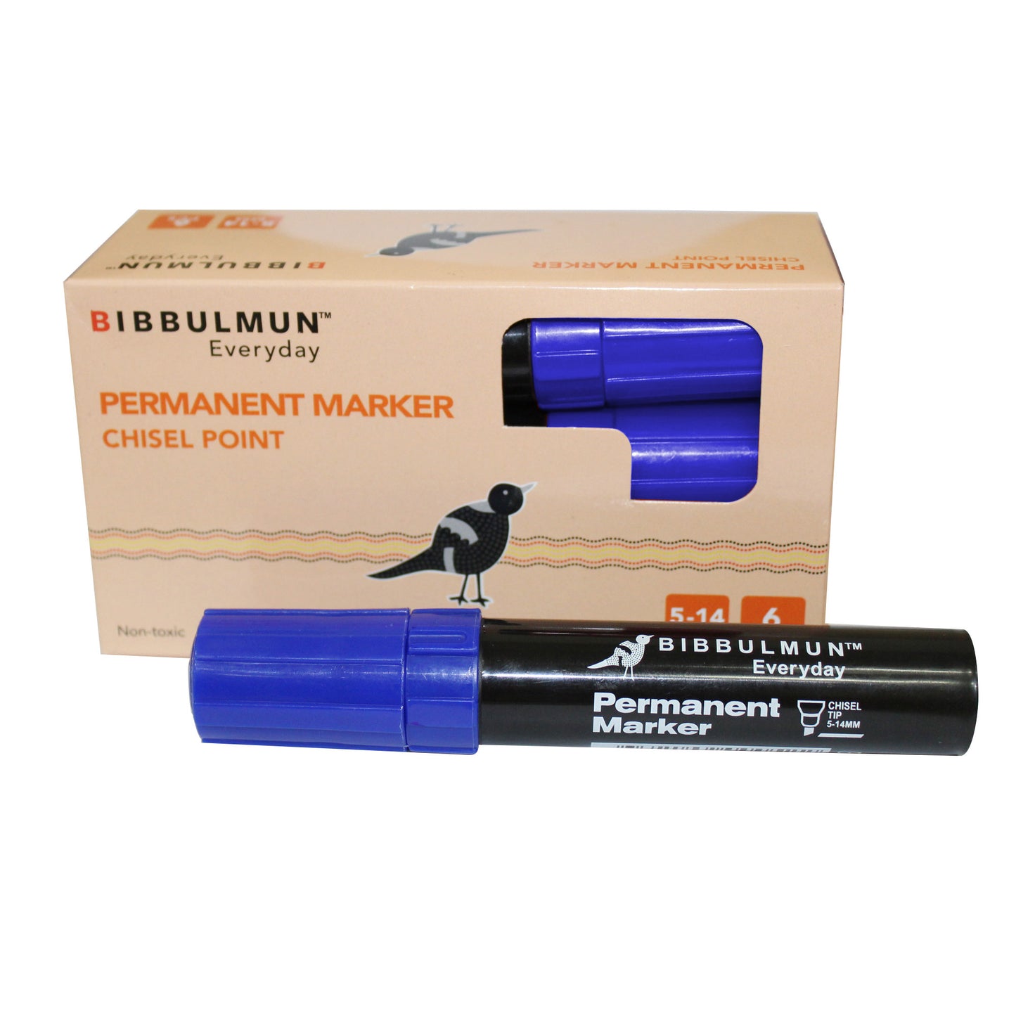 Bibbulmun Marker Permanent Jumbo Chisel 810 Bx6 Blue_9027498_