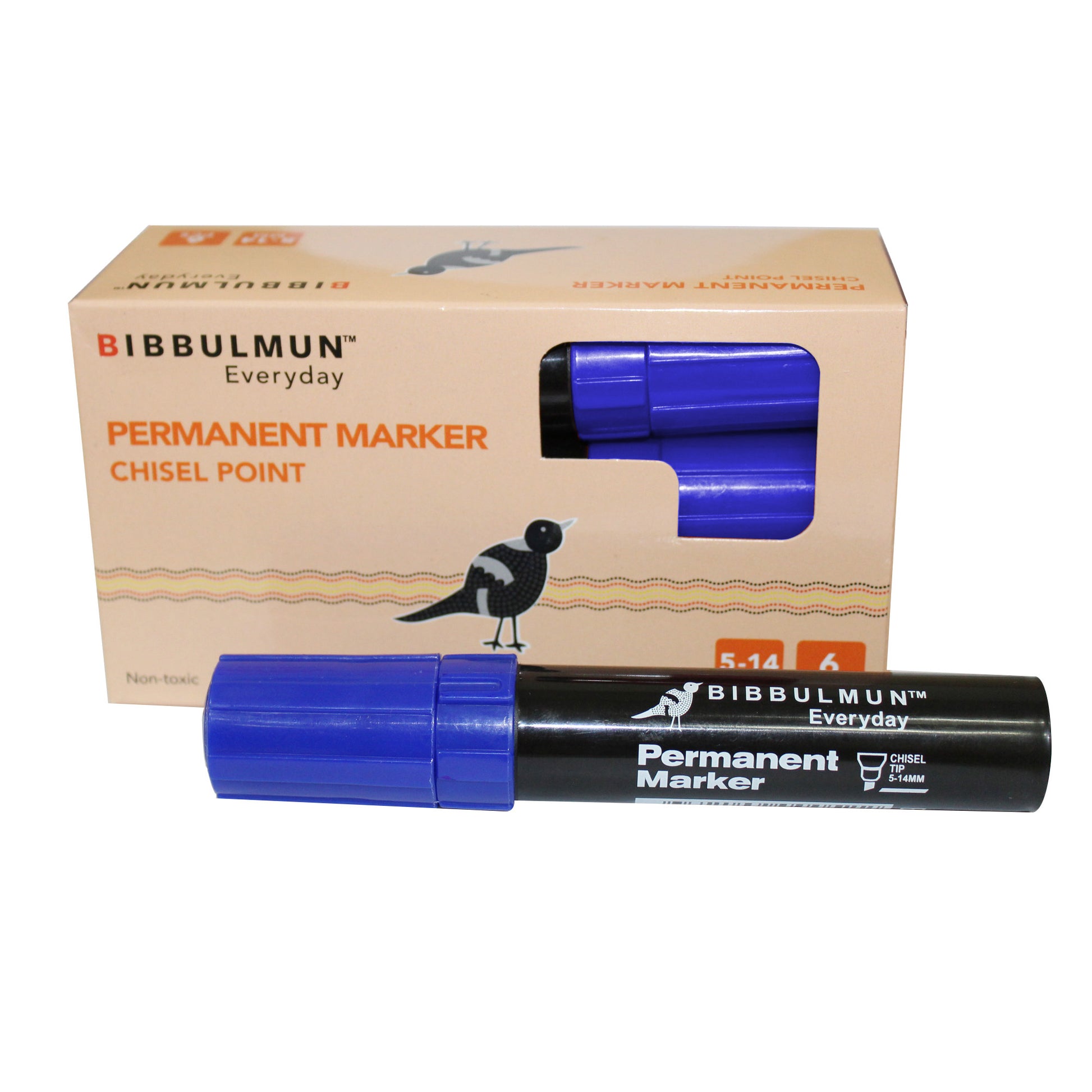 Bibbulmun Marker Permanent Jumbo Chisel 810 Bx6 Blue_9027498_
