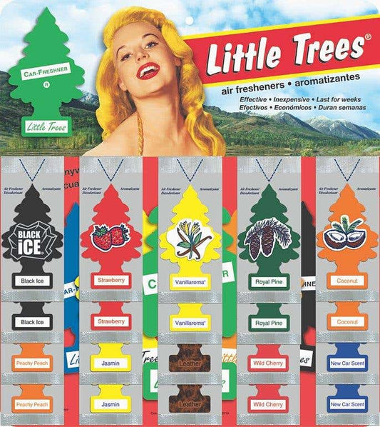 Air Freshener Little Tree Automotive Magic Assorted 60 Pk 90280184 10100-60
