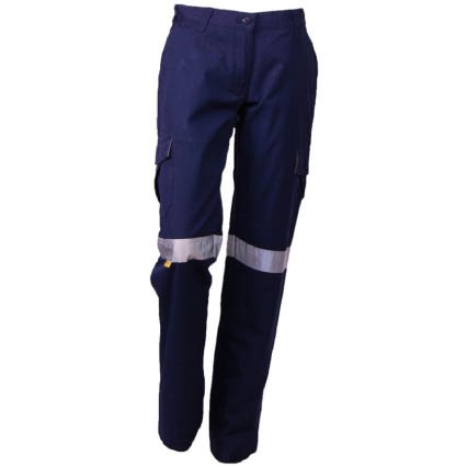 DTW1150T Ladies Cargo 270gsm Tape Pants Tru Workwear_DTW1150T