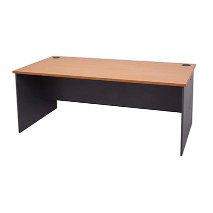 Rapid Worker Desk Open 1500Wx750Dx730H Beech/Ironstone 9028904 CDK1575 B/I