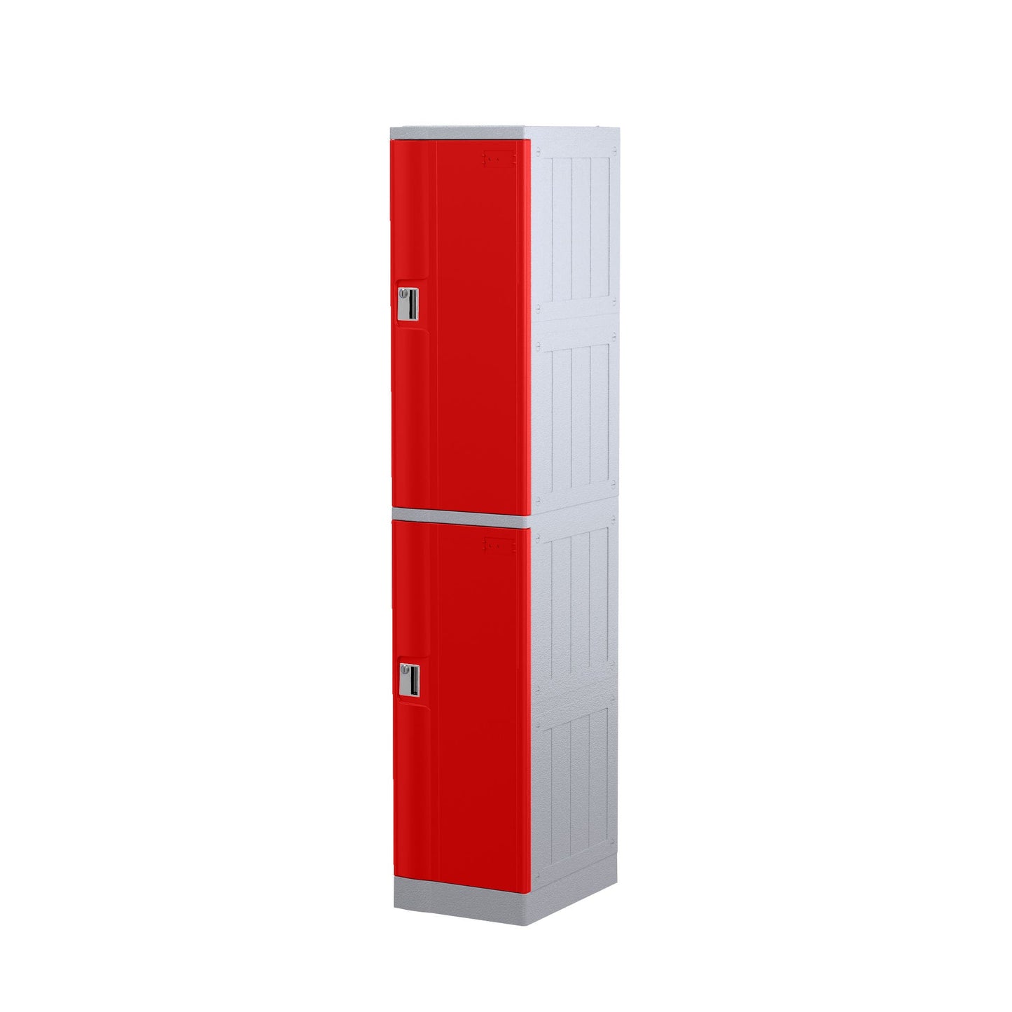 Locker 2 Door Abs Plastic 1940Hx380Wx500D Red 9029206 ABSPL2/1940