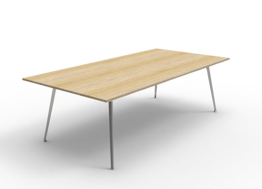 Rapid Air Boardroom Table 2400X1200X730Mm Top 25Mm Natural Oak Top_9031055_RAB2412 NO_NLA