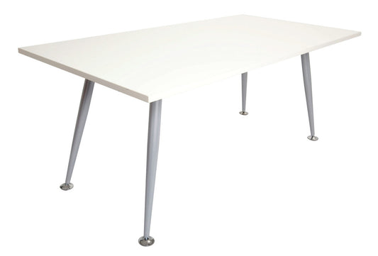 Rapid Span Meeting Table 1800X750 Silver Frame With Chrome Foot White Top_9031065_RST1875 NW