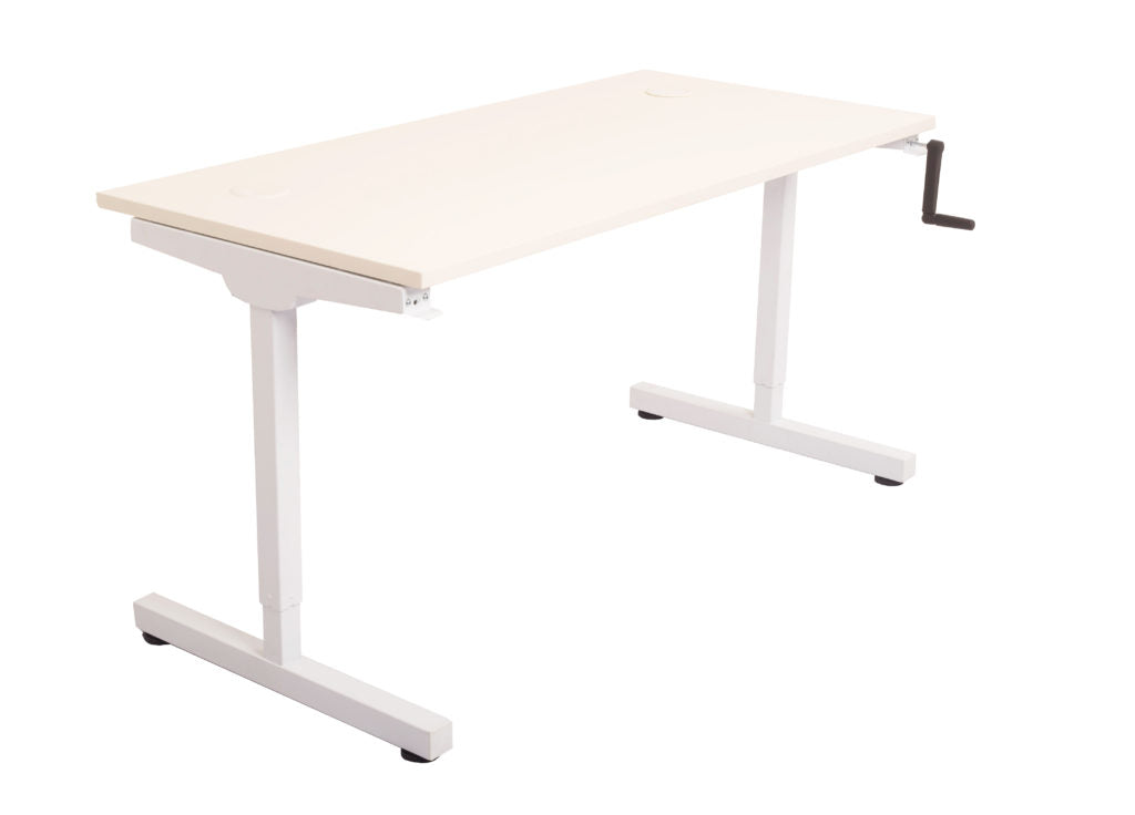 Rapid Manual Height Adjustable Desk 1800X700X715-1015H Up To 1015Mm High Wh_9031090_TMA187 WNW