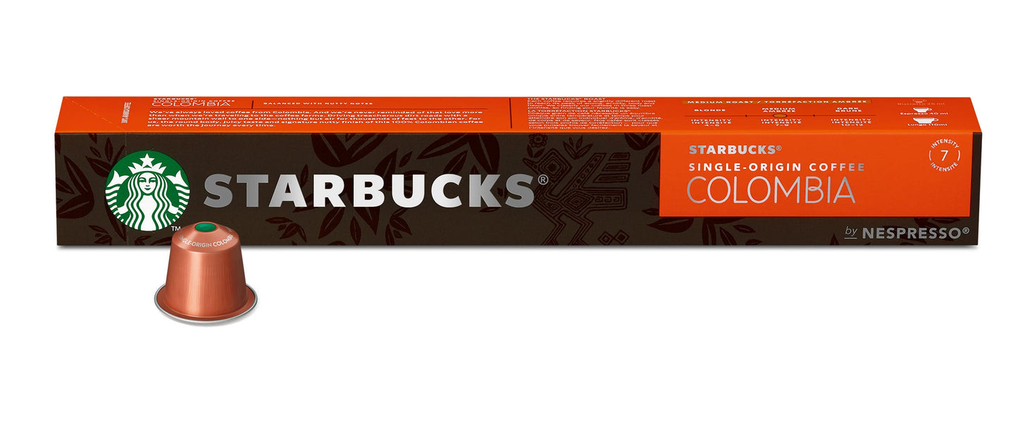 Starbucks By Nespresso Coffee Pod Capsules Single Origin Colombia 9031553 12416000