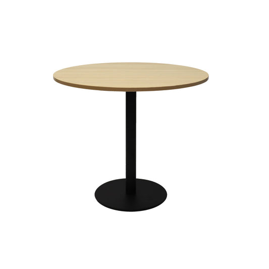Rapid Table Round 1200mm Natural Oak Top Black Base_9031558_CBT12 NO/BL