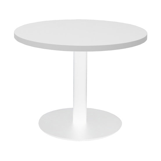 Coffee Table Round 600mm X 425mm White Top White Base_9031560_CCT6 NW/WS